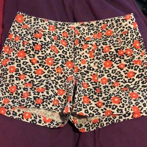 Banana Republic animal print shorts
